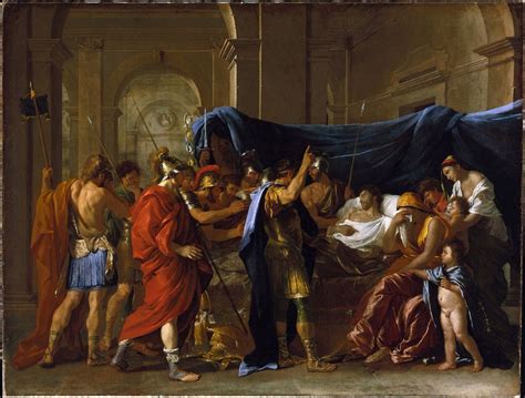 La mort de Germanicus, une scène tragique qui mêle réalisme et pathos dans l'art baroque russe !