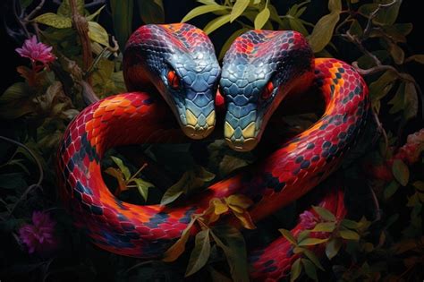 Le Serpent à Sept Têtes, une représentation saisissante de la dualité et du chaos cosmique !